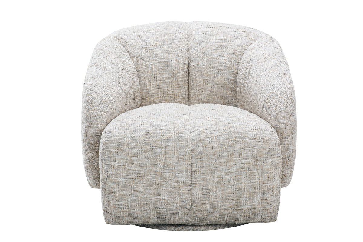Santorini Swivel Cuddle Chair – Beige - Dante Furniture - image 2