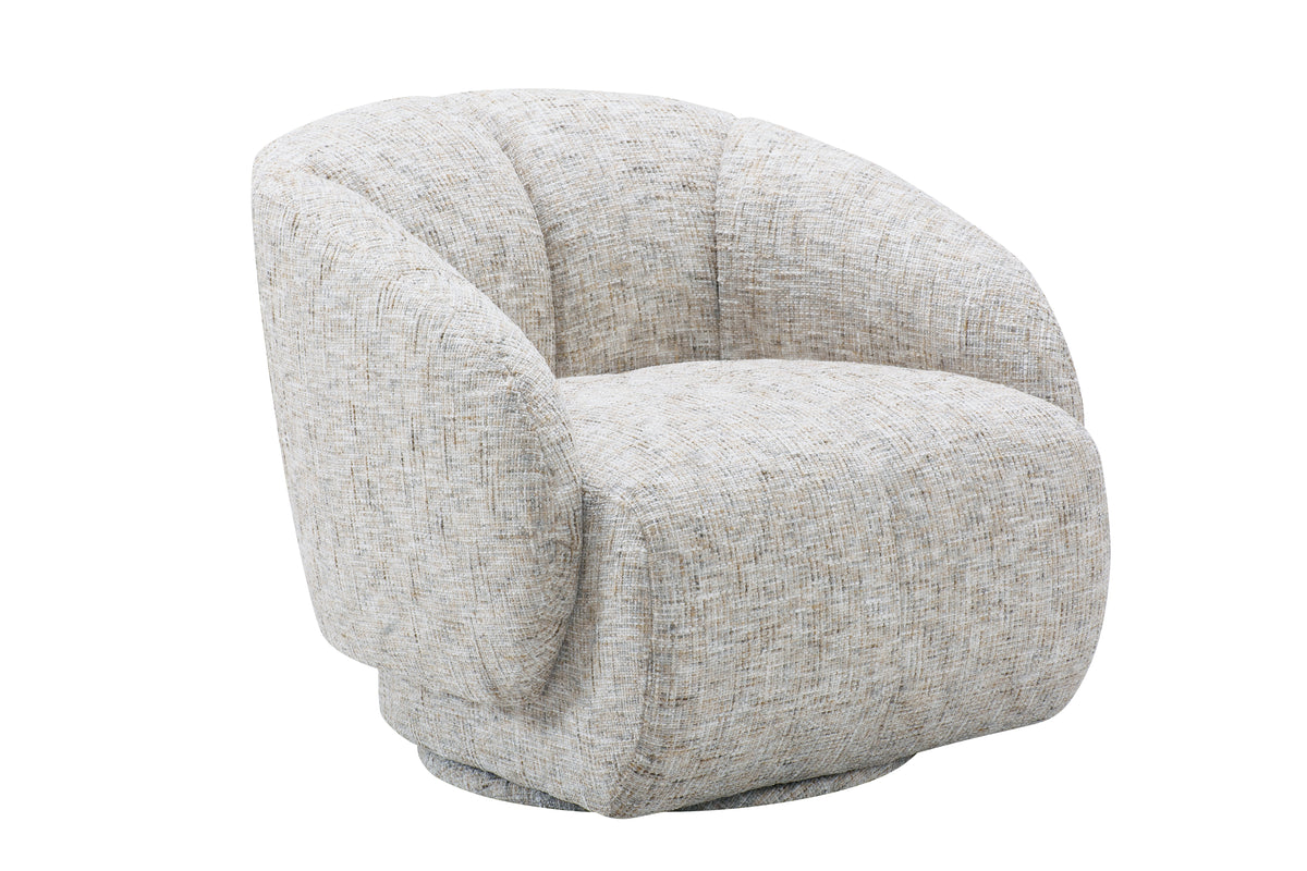 Santorini Swivel Cuddle Chair – Beige - Dante Furniture - image 3