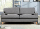 5 Seater Fabric Grey Sofa