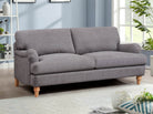 3 Seater Fabric Grey Sofa