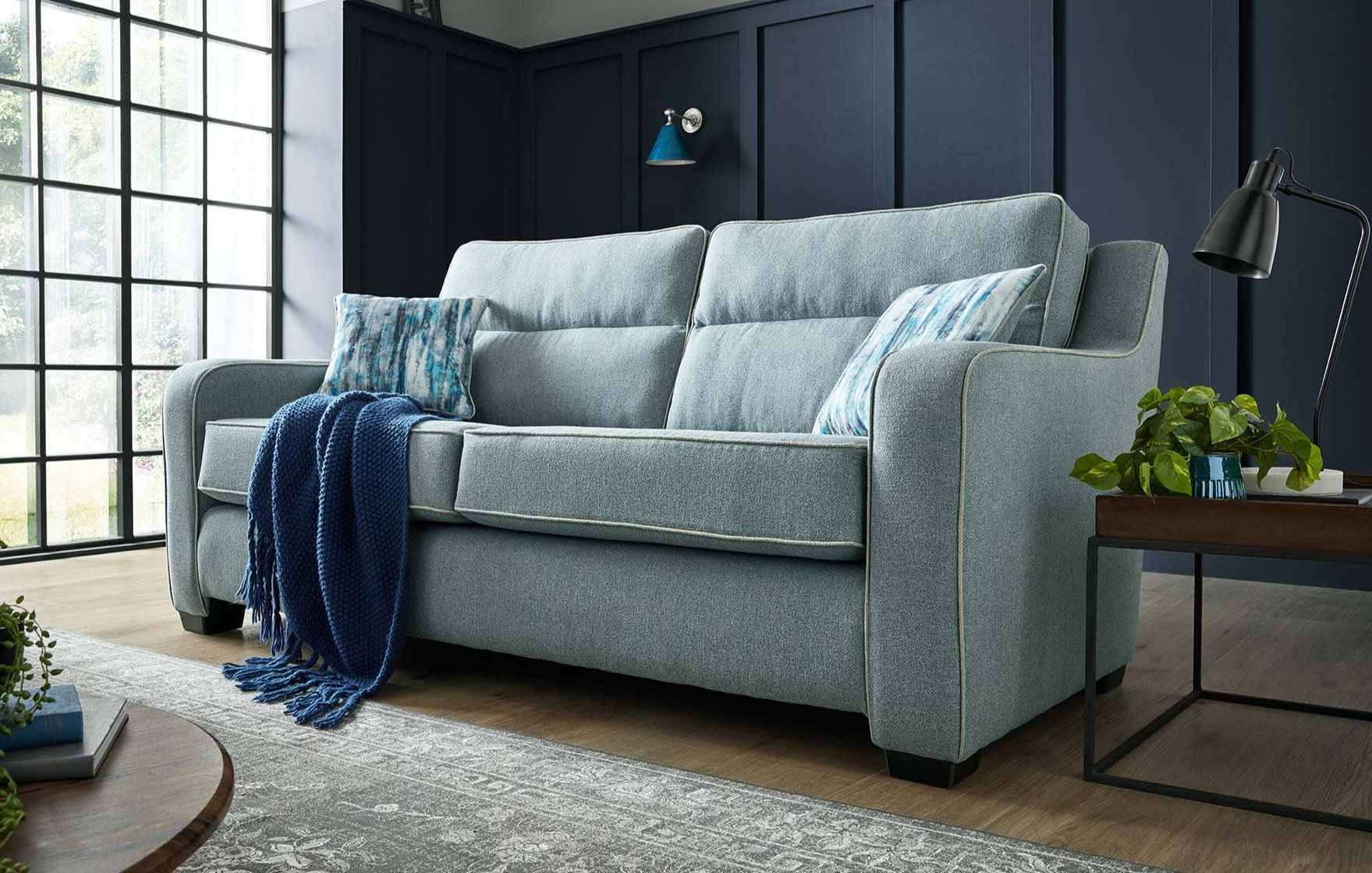 Oxford 3 seater Sofa - Lagoon - Dante Furniture