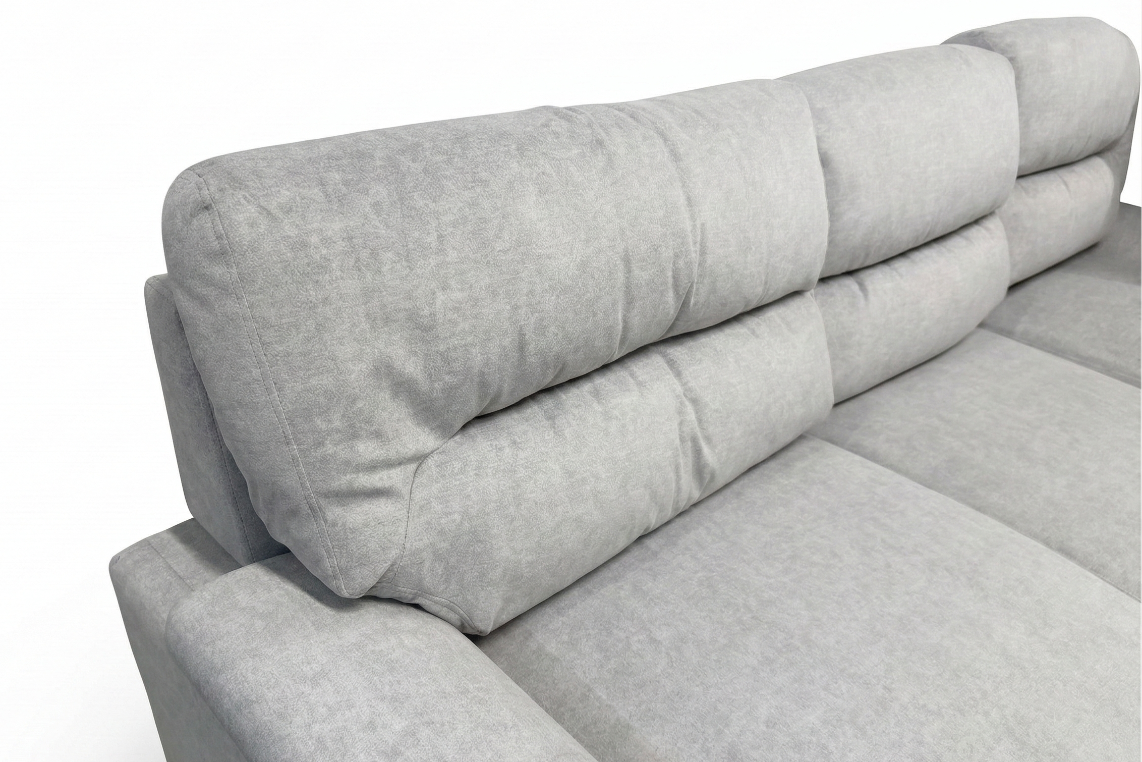 Verona Corner Sofa Bed Fabric - Light Grey - Dante Furniture