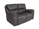 grey 2-seater recliner sofa