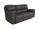 grey 3-seater recliner sofa