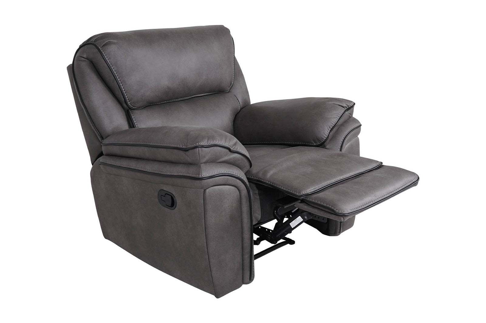 Monaco grey recliner armchair