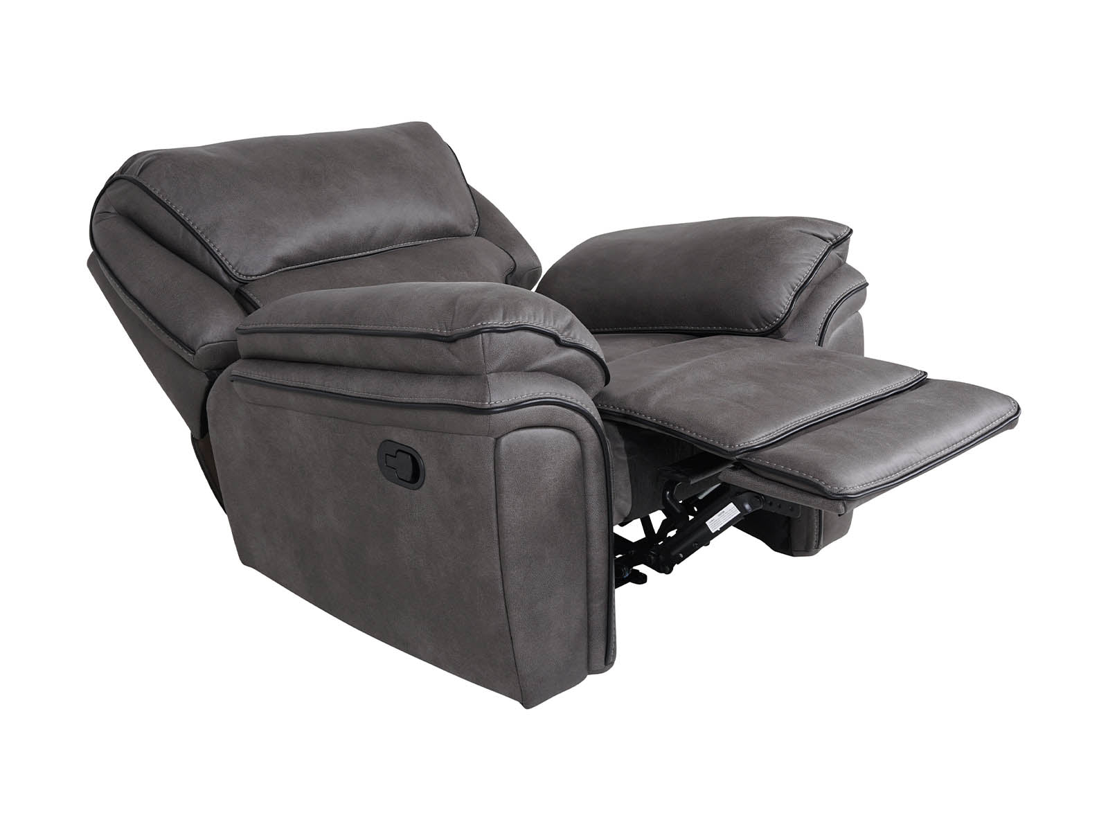 Monaco grey recliner armchair