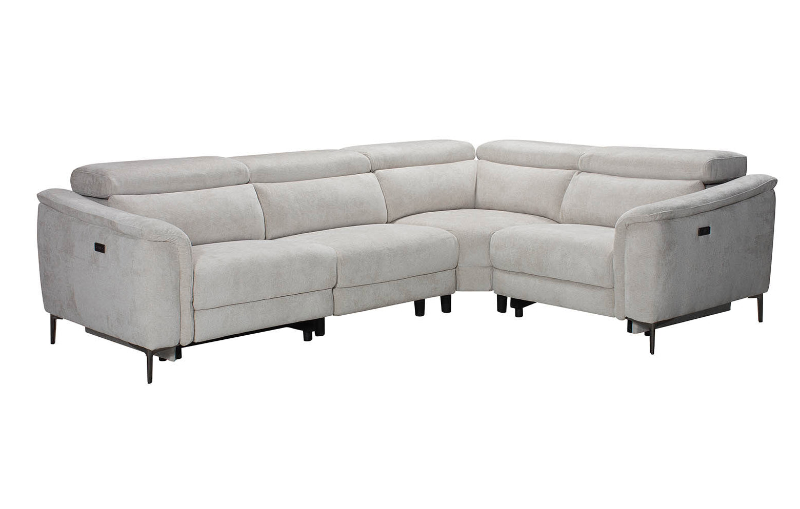 Paddington Right-Hand Facing Corner Sofa - Beige - Dante Furniture