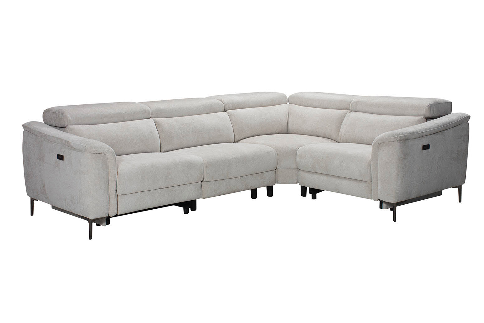 Paddington Right-Hand Facing Corner Sofa - Beige - Dante Furniture