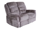Turin 2 Seater Fabric Recliner Sofa - Dante Furniture