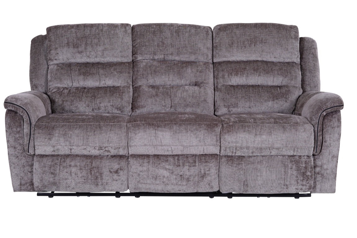 Turin 3 Seater Fabric Recliner Sofa - Dante Furniture