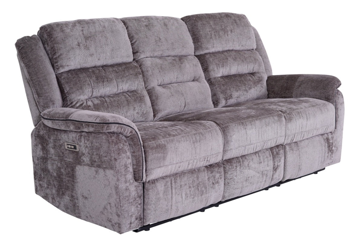 Turin 3 Seater Fabric Recliner Sofa - Dante Furniture