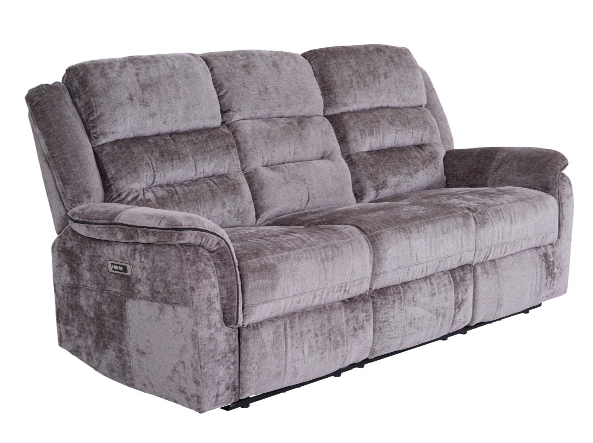 Turin 3 Seater Fabric Recliner Sofa - Dante Furniture