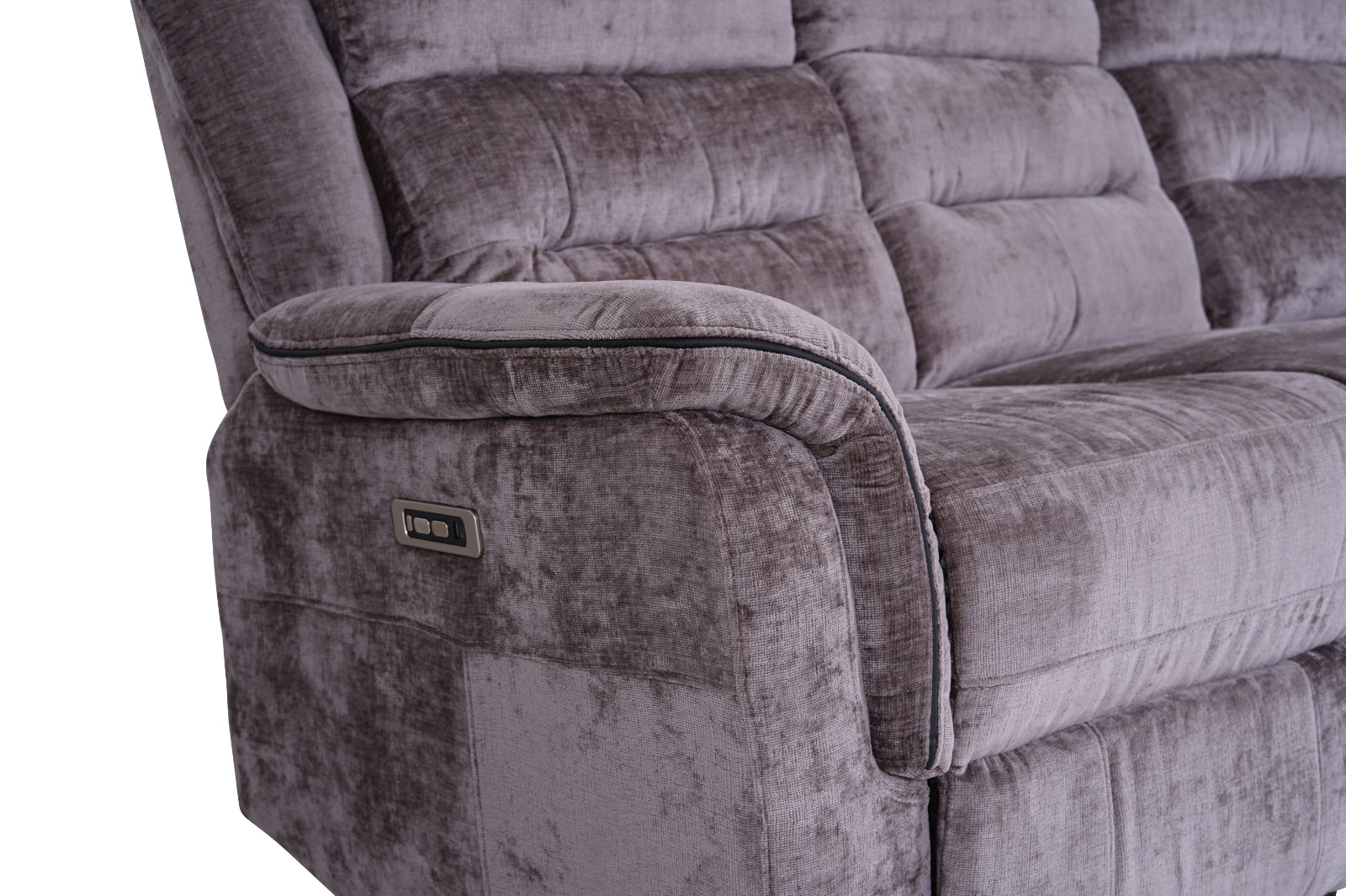 Turin 3 Seater Fabric Recliner Sofa - Dante Furniture