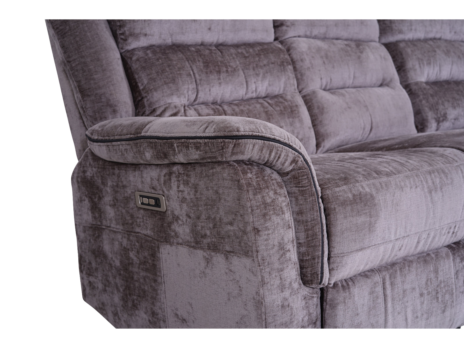 Turin 3 Seater Fabric Recliner Sofa - Dante Furniture