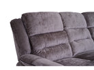 Turin 3 Seater Fabric Recliner Sofa - Dante Furniture