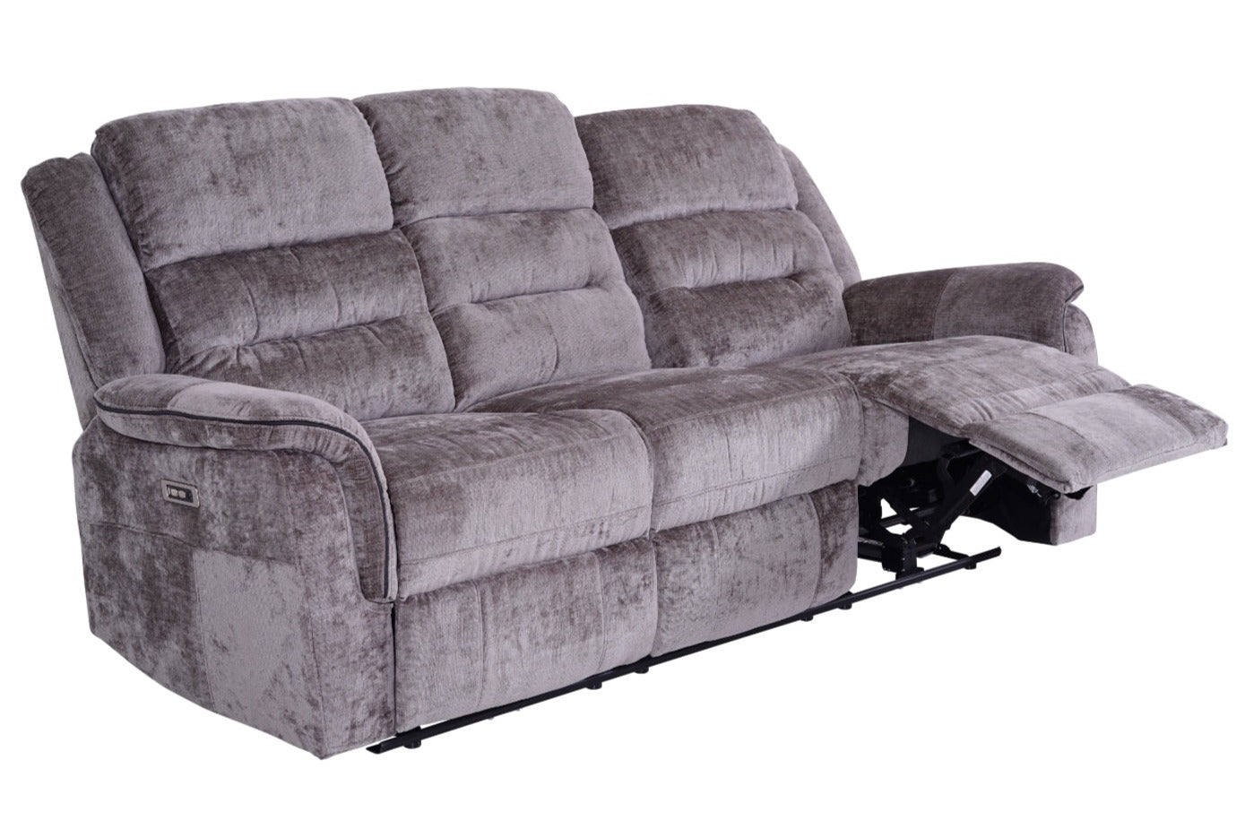 Turin 3 Seater Fabric Recliner Sofa - Dante Furniture