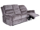 Turin 3 Seater Fabric Recliner Sofa - Dante Furniture