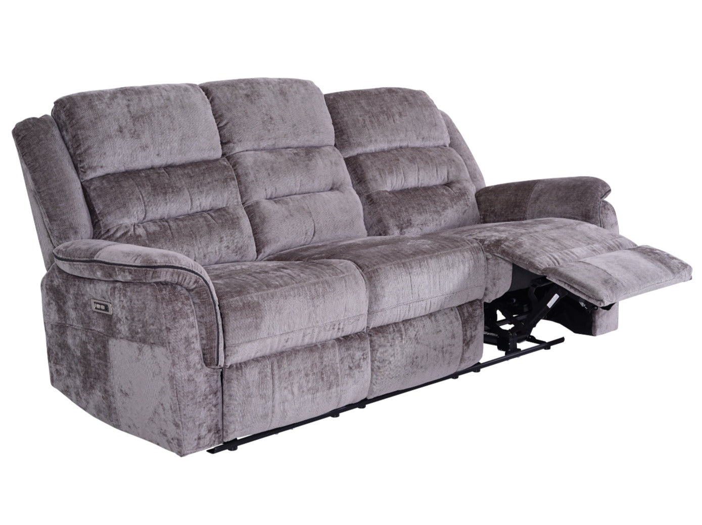 Turin 3 Seater Fabric Recliner Sofa - Dante Furniture