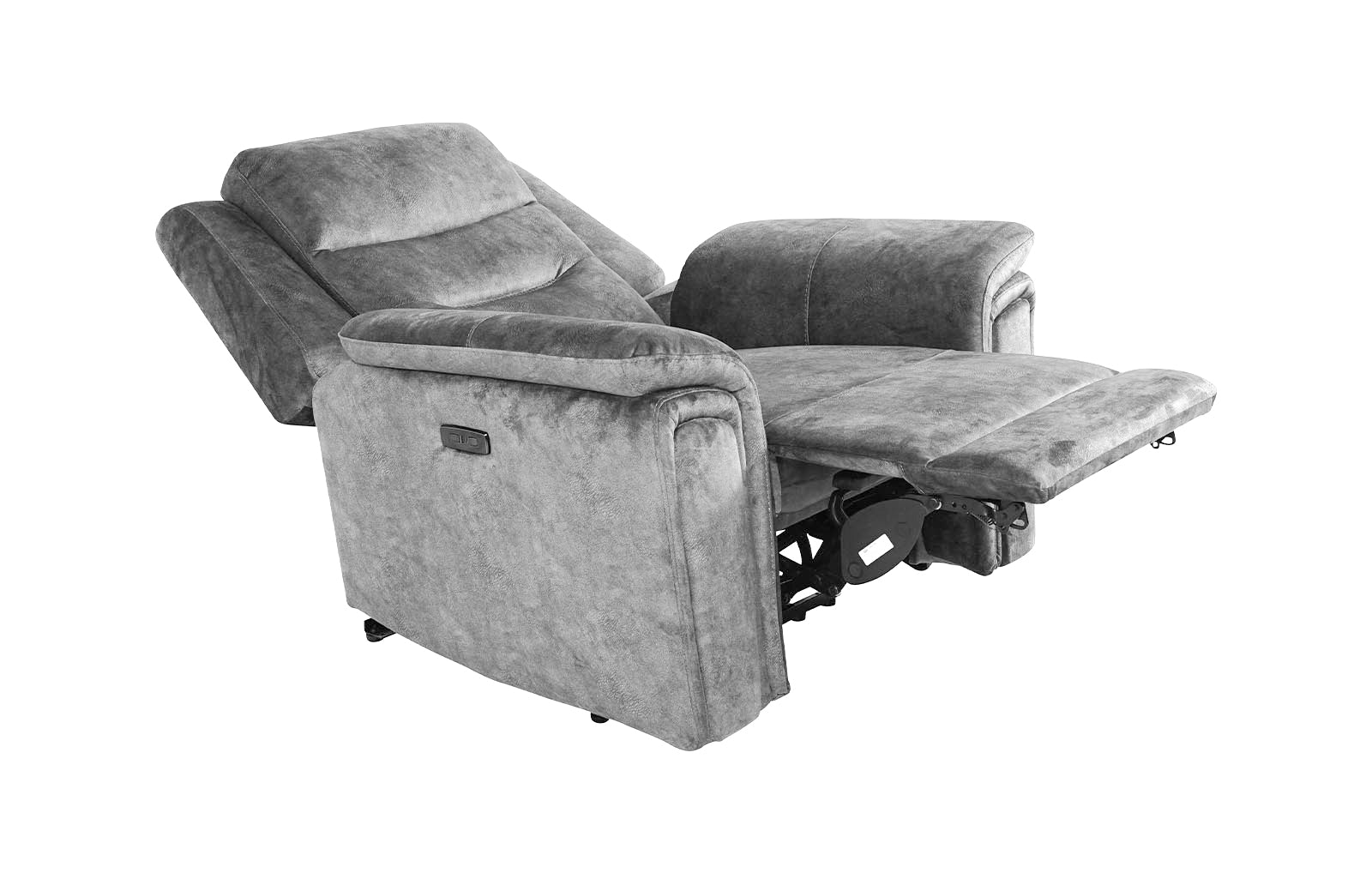 Berlin Power Recliner Armchair - Light Grey - Dante Furniture