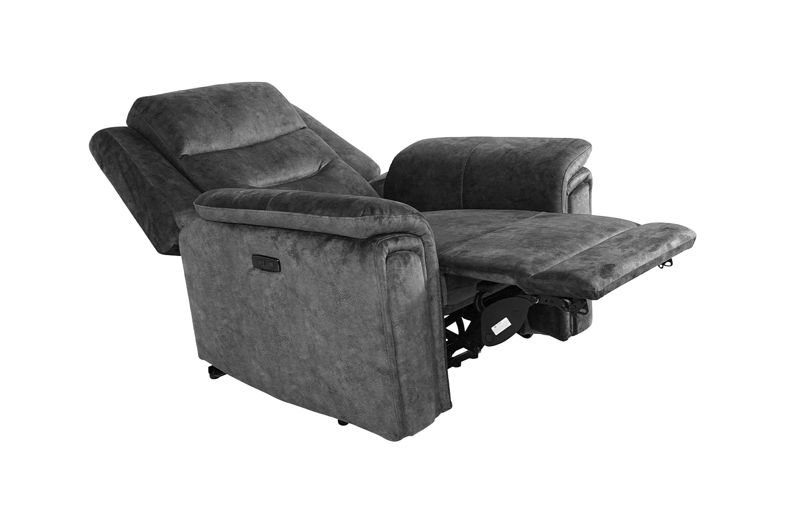 Berlin Power Recliner Armchair - Dark Grey - Dante Furniture