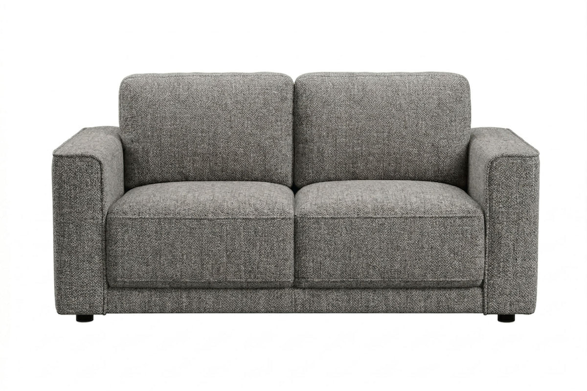 Luca 2 Seater Sofa – Grey Chenille - Dante Furniture - image 2
