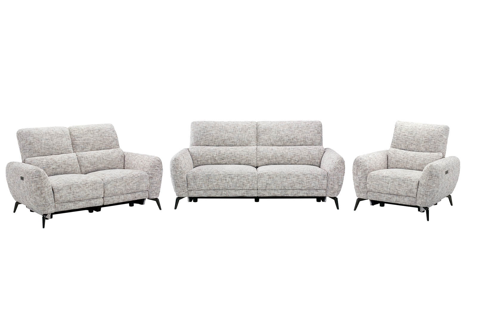 Libby 2 Seater Power Recliner - Beige - Dante Furniture