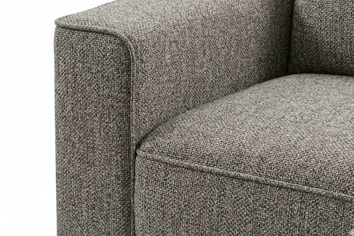 Luca 2 Seater Sofa – Grey Chenille - Dante Furniture - image 4