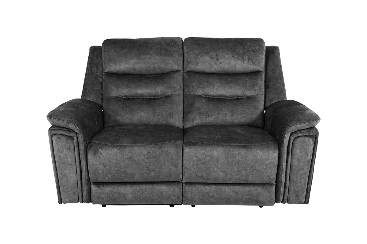 Berlin 2 Seater Power Recliner - Dark Grey - Dante Furniture