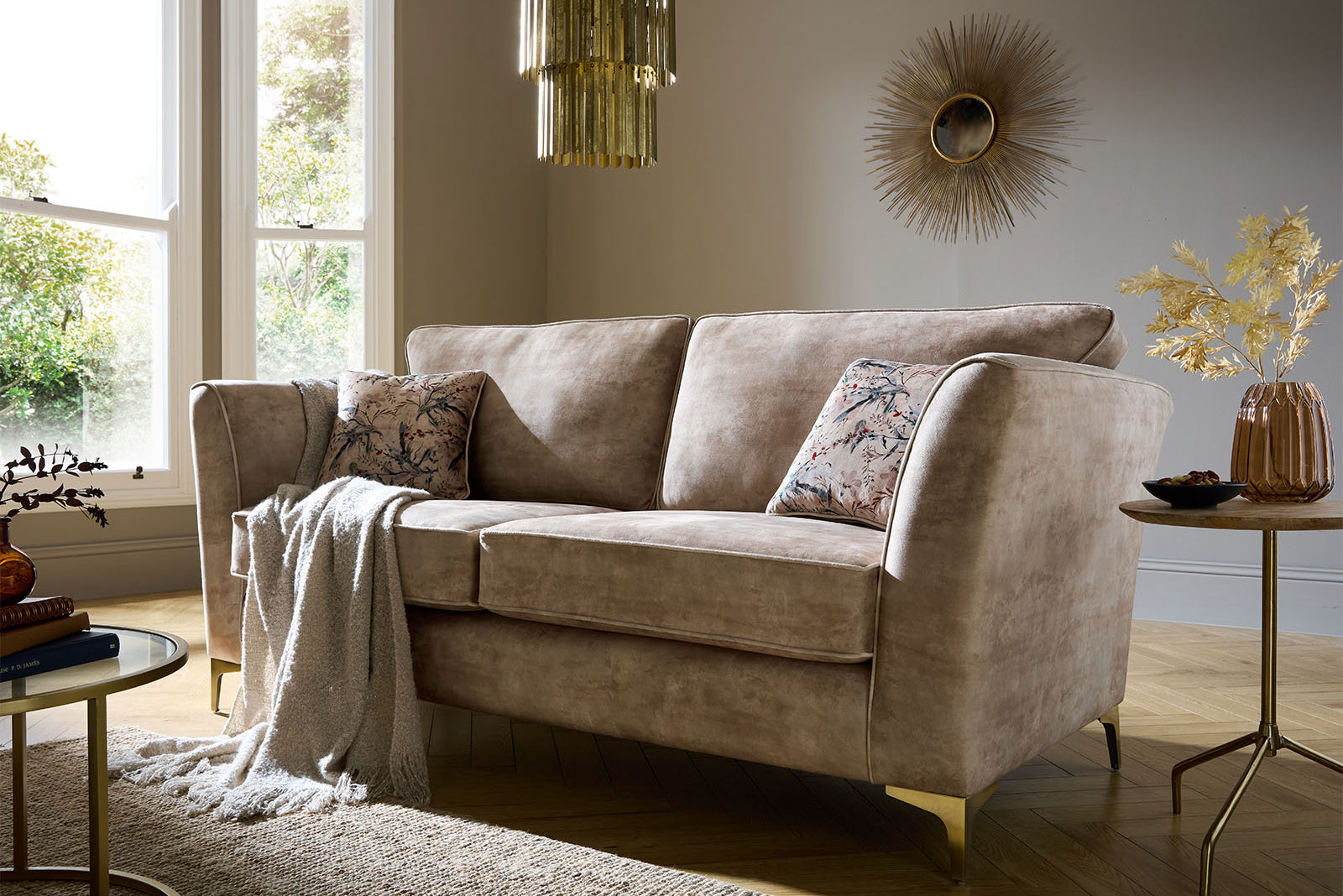 Idol 3 seater Sofa - Milano Beige - Dante Furniture