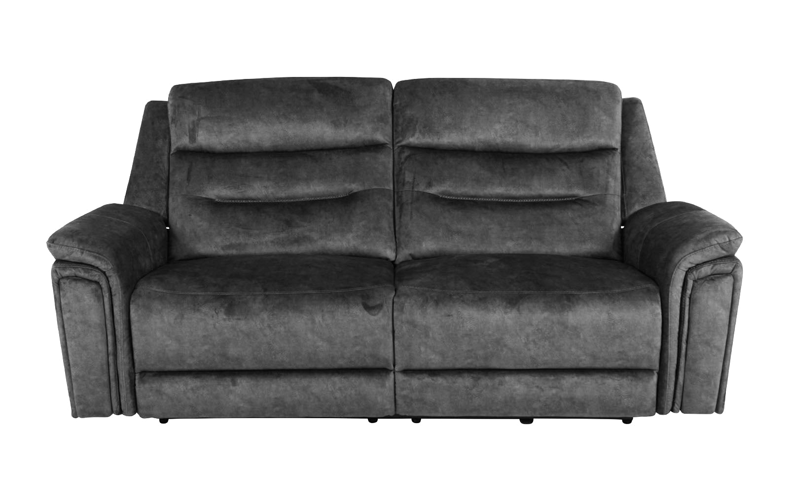 Berlin 3 Seater Power Recliner - Dark Grey - Dante Furniture