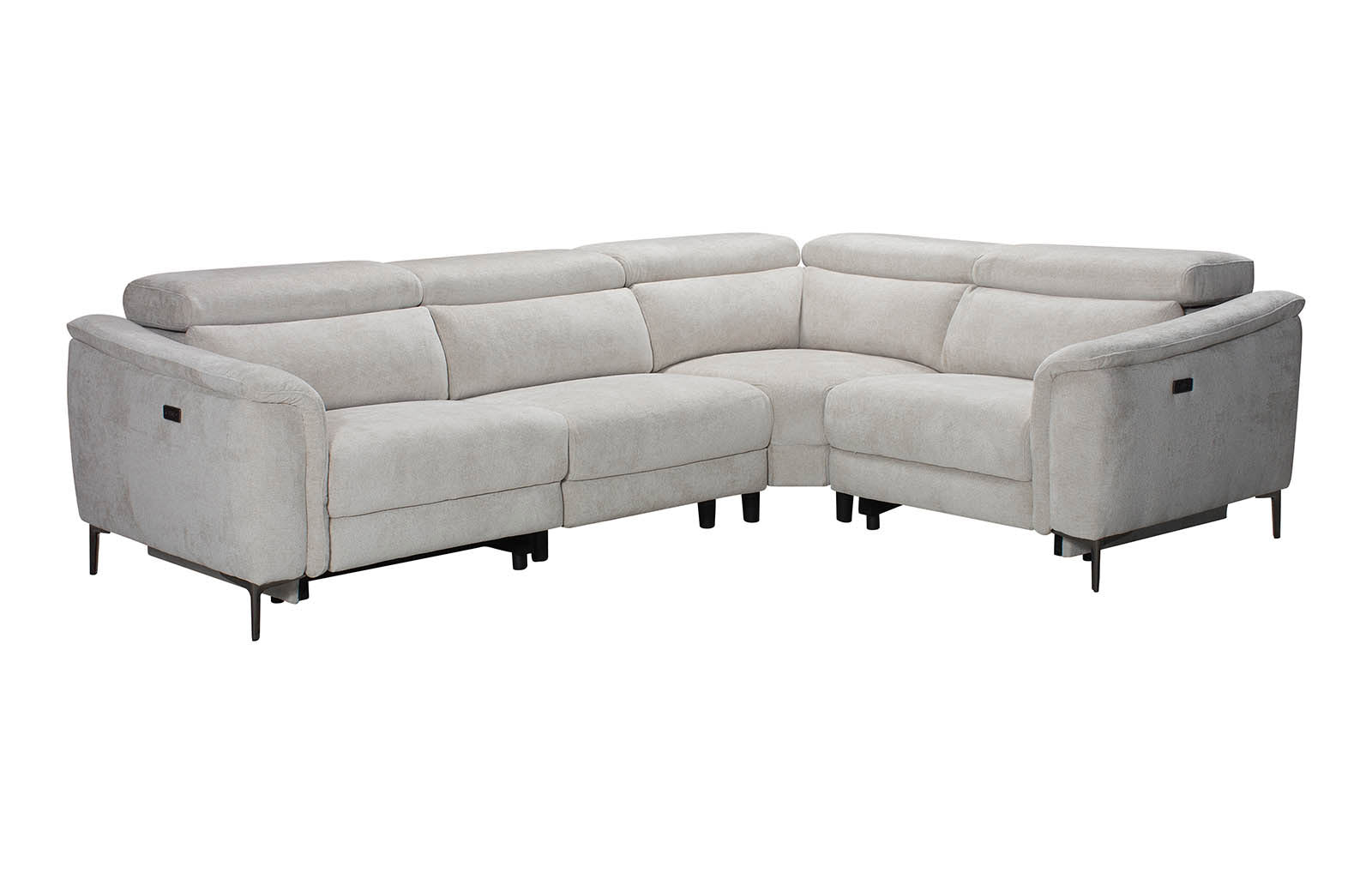 Paddington Right-Hand Facing Corner Sofa - Beige - Dante Furniture