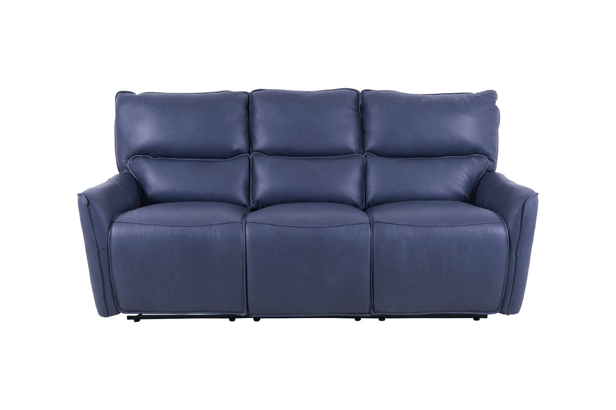 Gracie 3 Seater Smart Sofa Power Recliner - Midnight Blue - Dante Furniture
