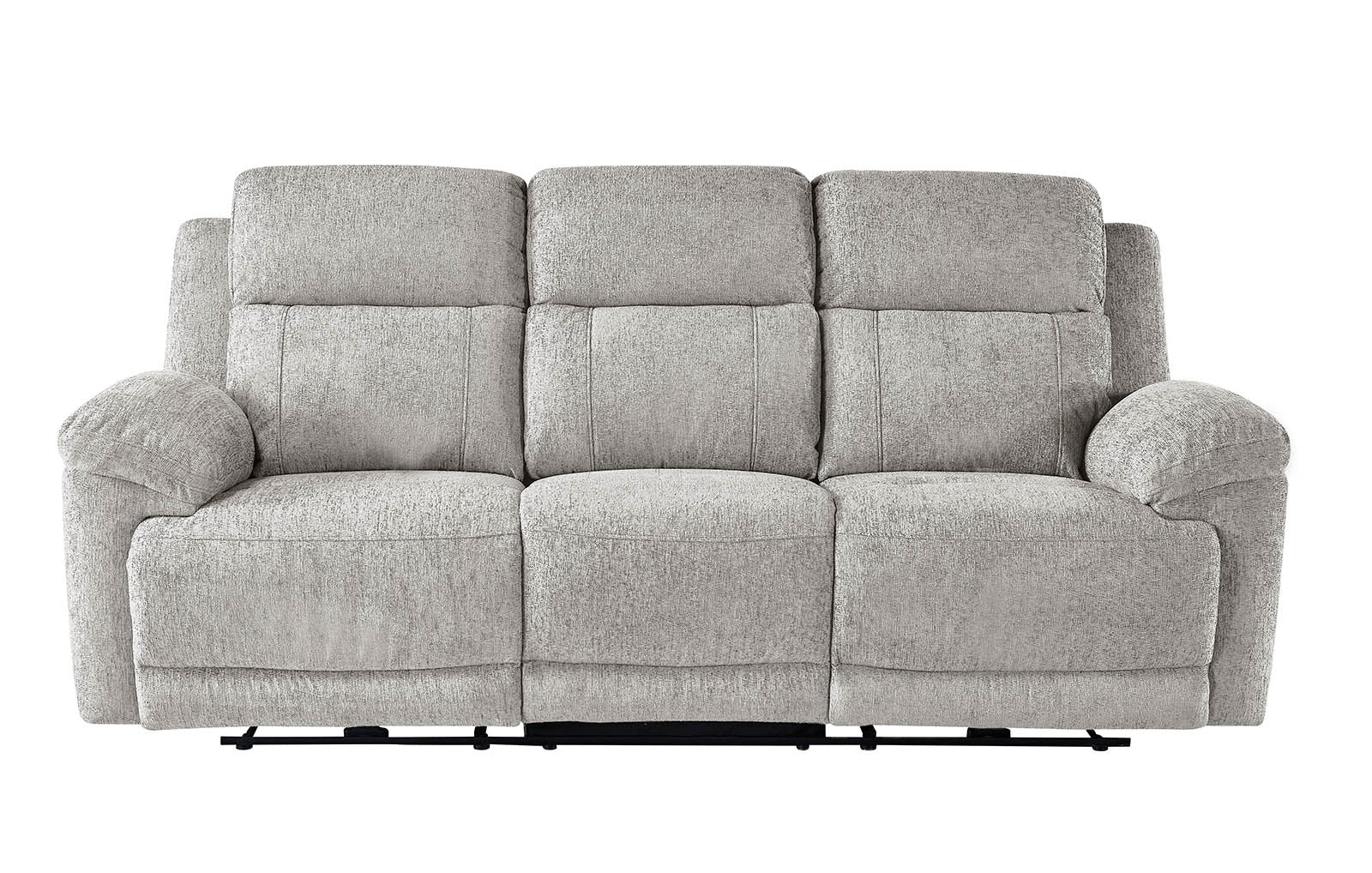 Lyla 3 Seater Power Recliner - Beige - Dante Furniture