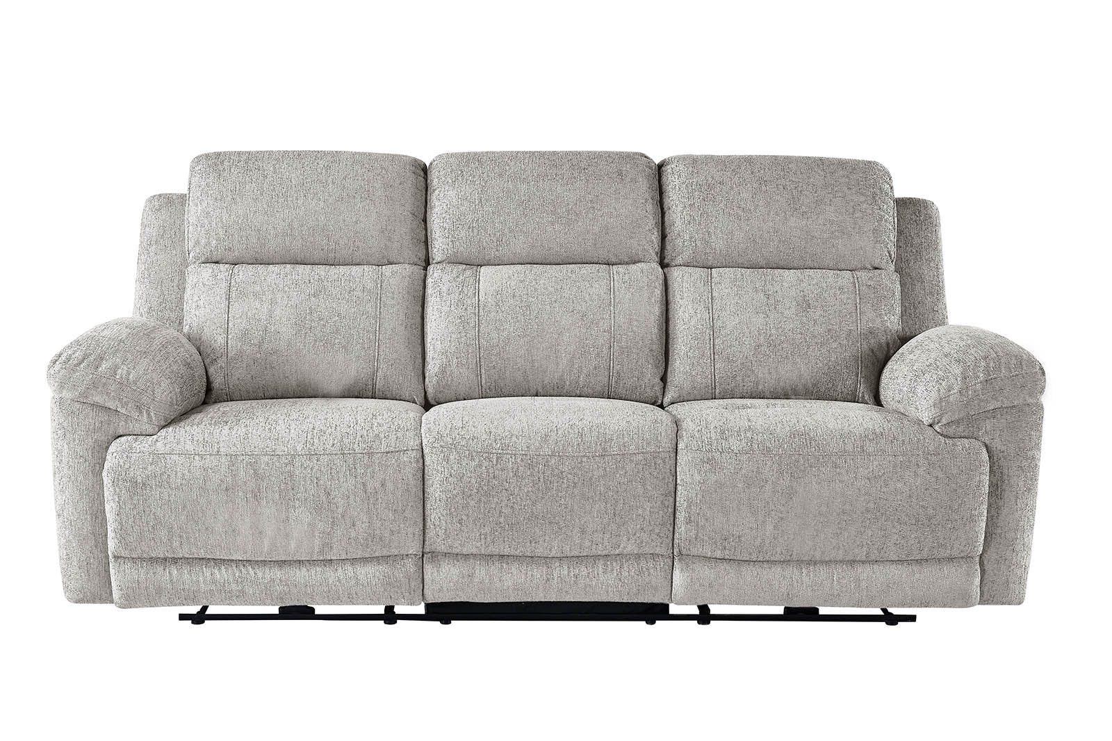 Lyla 3 Seater Power Recliner - Beige - Dante Furniture