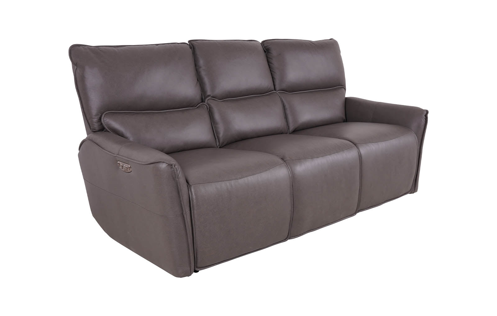 Gracie 3 Seater Smart Sofa Power Recliner - Grey - Dante Furniture