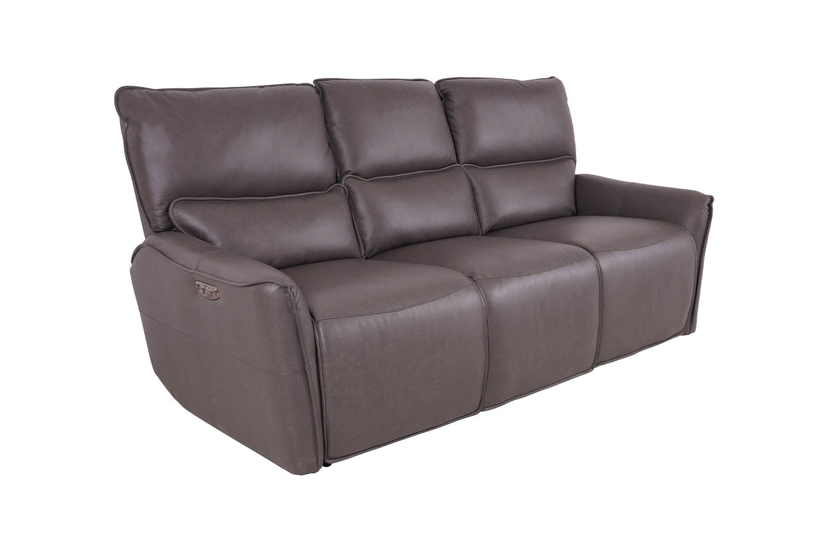 Gracie 3 Seater Smart Sofa Power Recliner - Grey - Dante Furniture