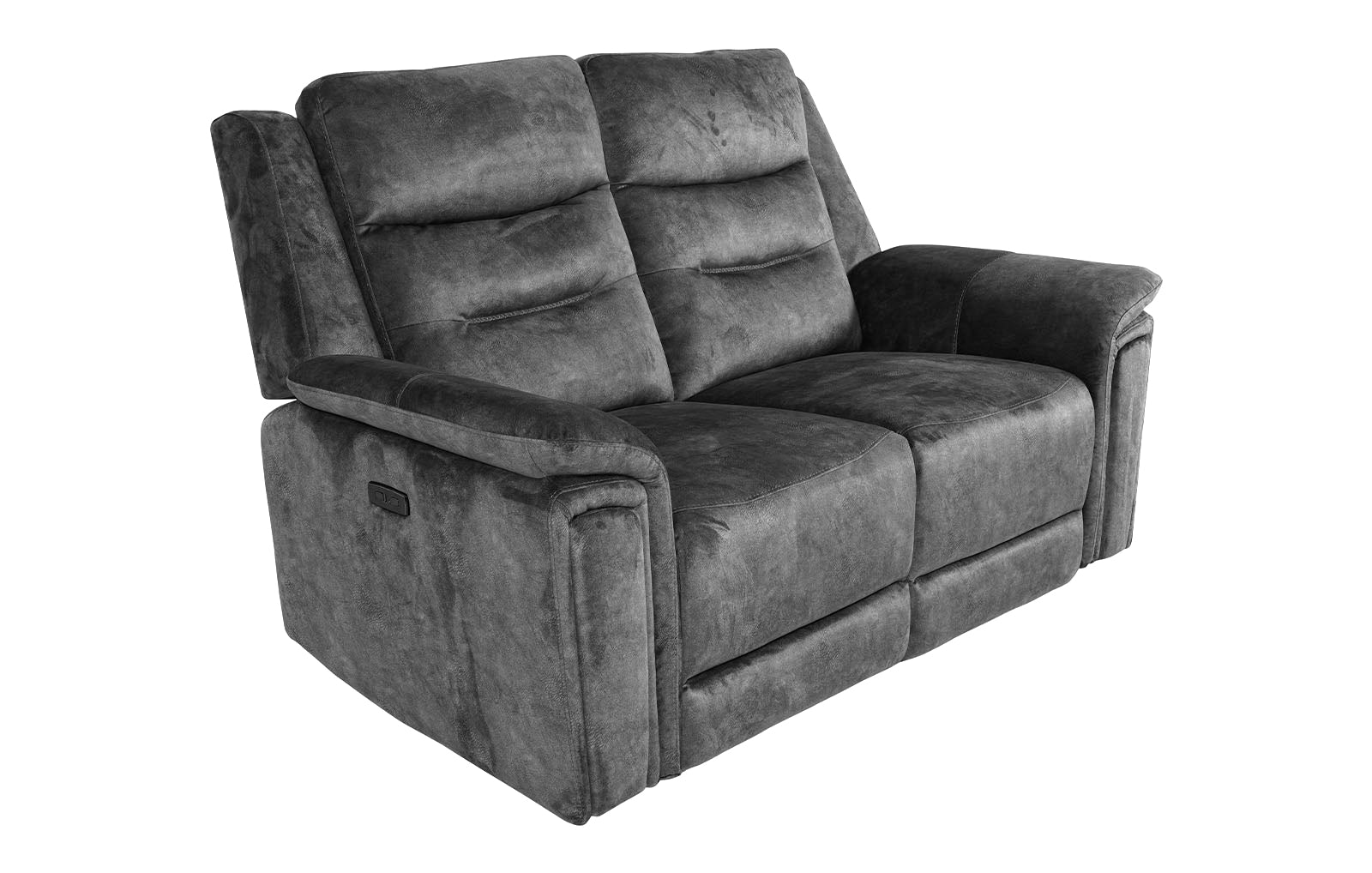 Berlin 2 Seater Power Recliner - Dark Grey - Dante Furniture