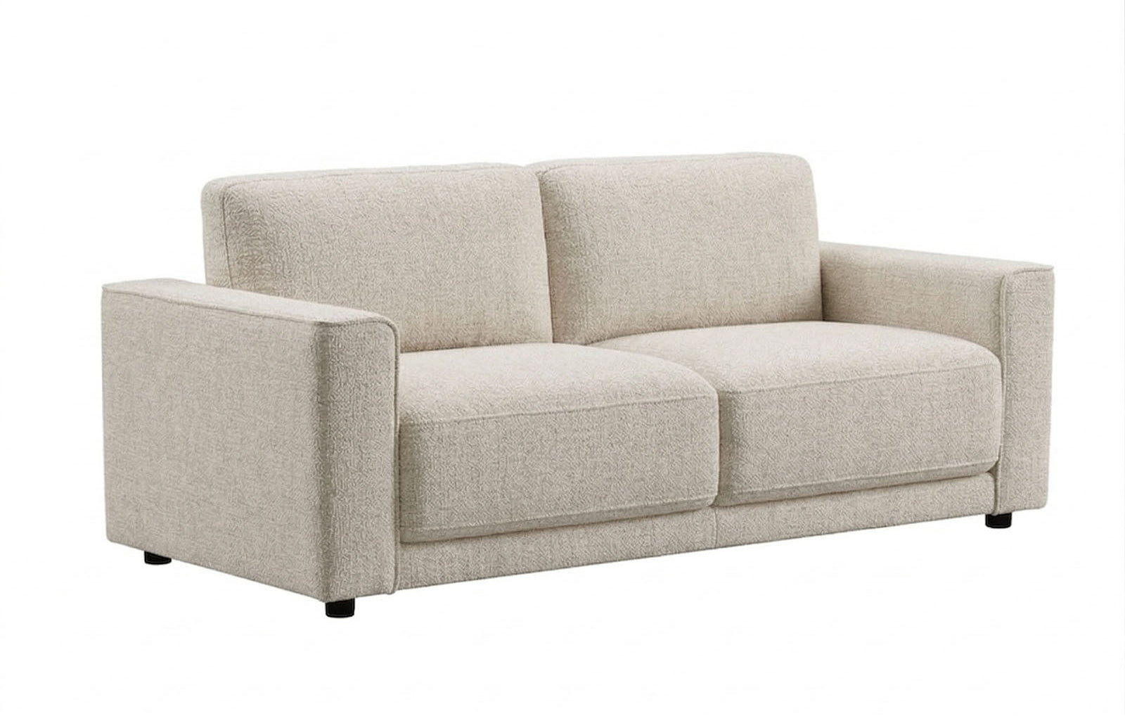 Luca 3 Seater Sofa – Oatmeal Chenille - Dante Furniture
