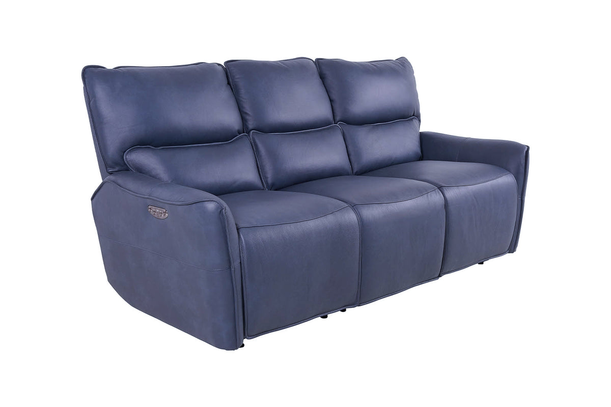 Gracie 3 Seater Smart Sofa Power Recliner - Midnight Blue - Dante Furniture