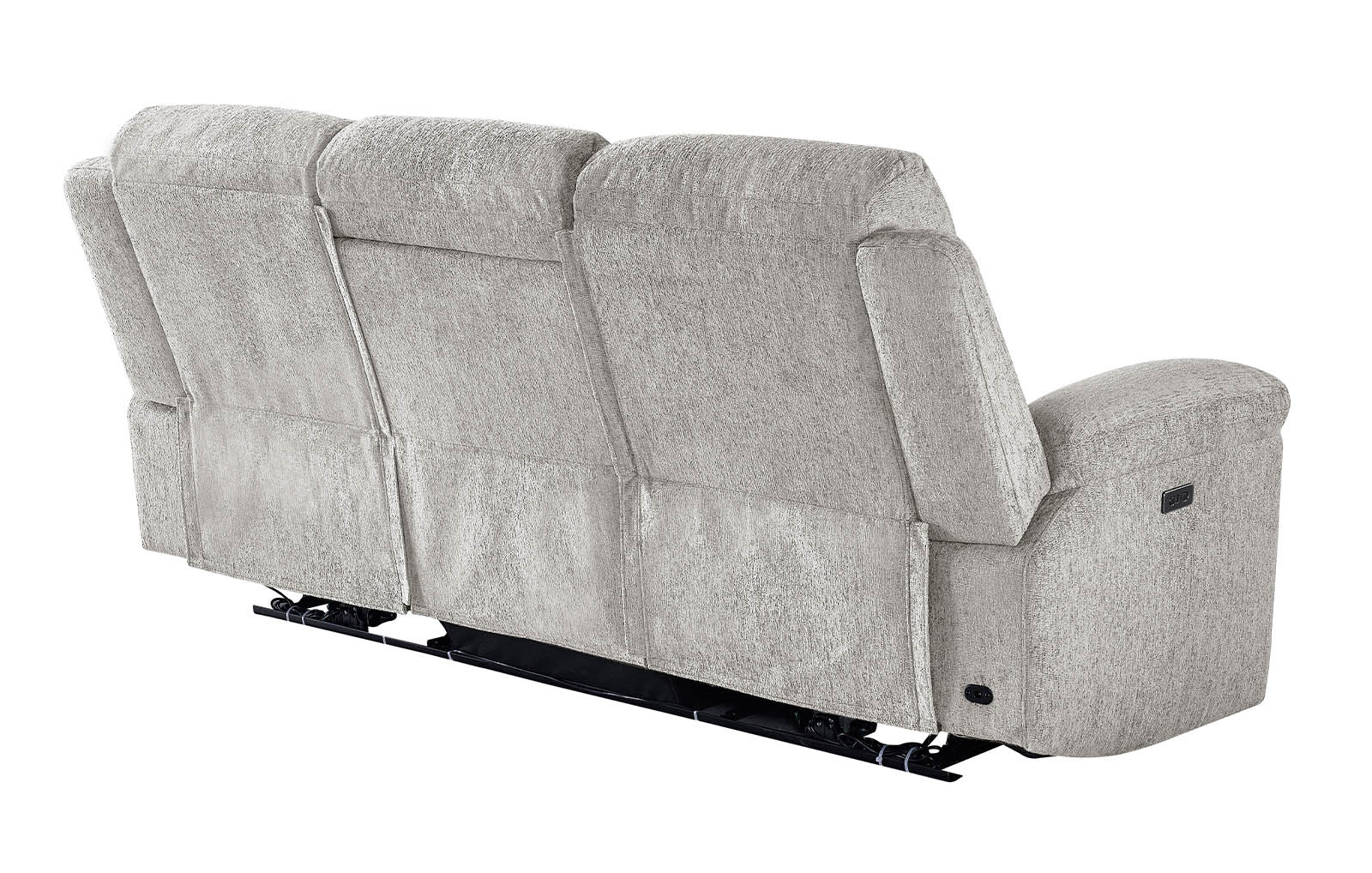 Lyla 3 Seater Power Recliner - Beige - Dante Furniture