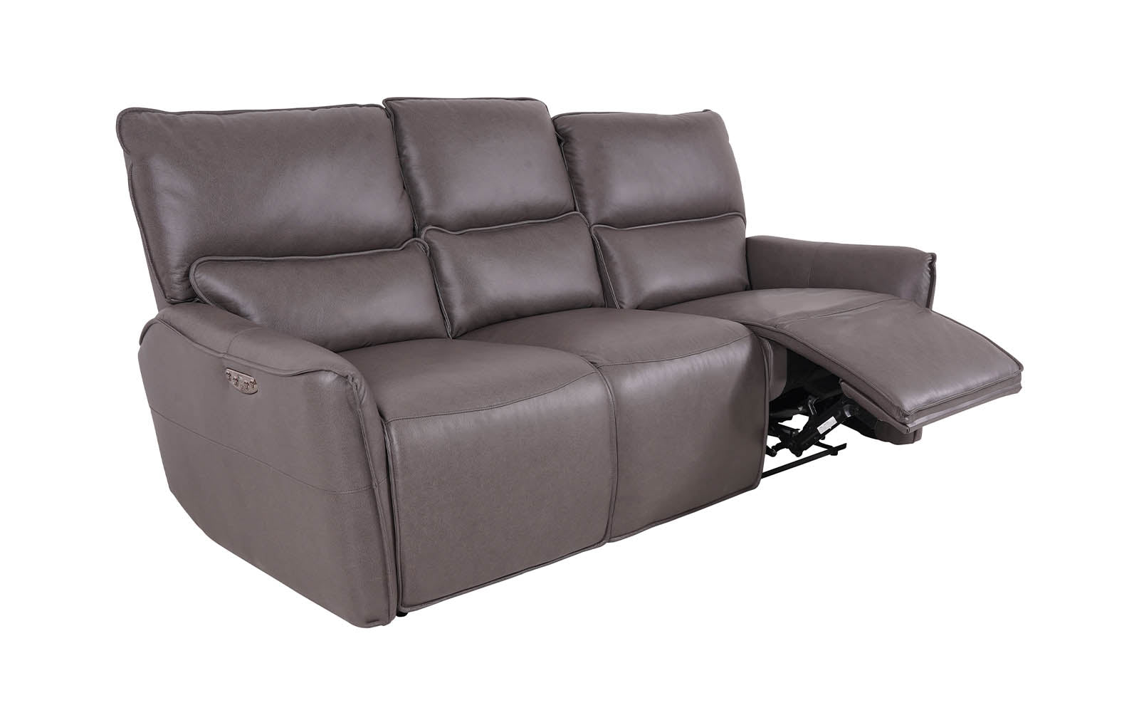 Gracie 3 Seater Smart Sofa Power Recliner - Grey - Dante Furniture