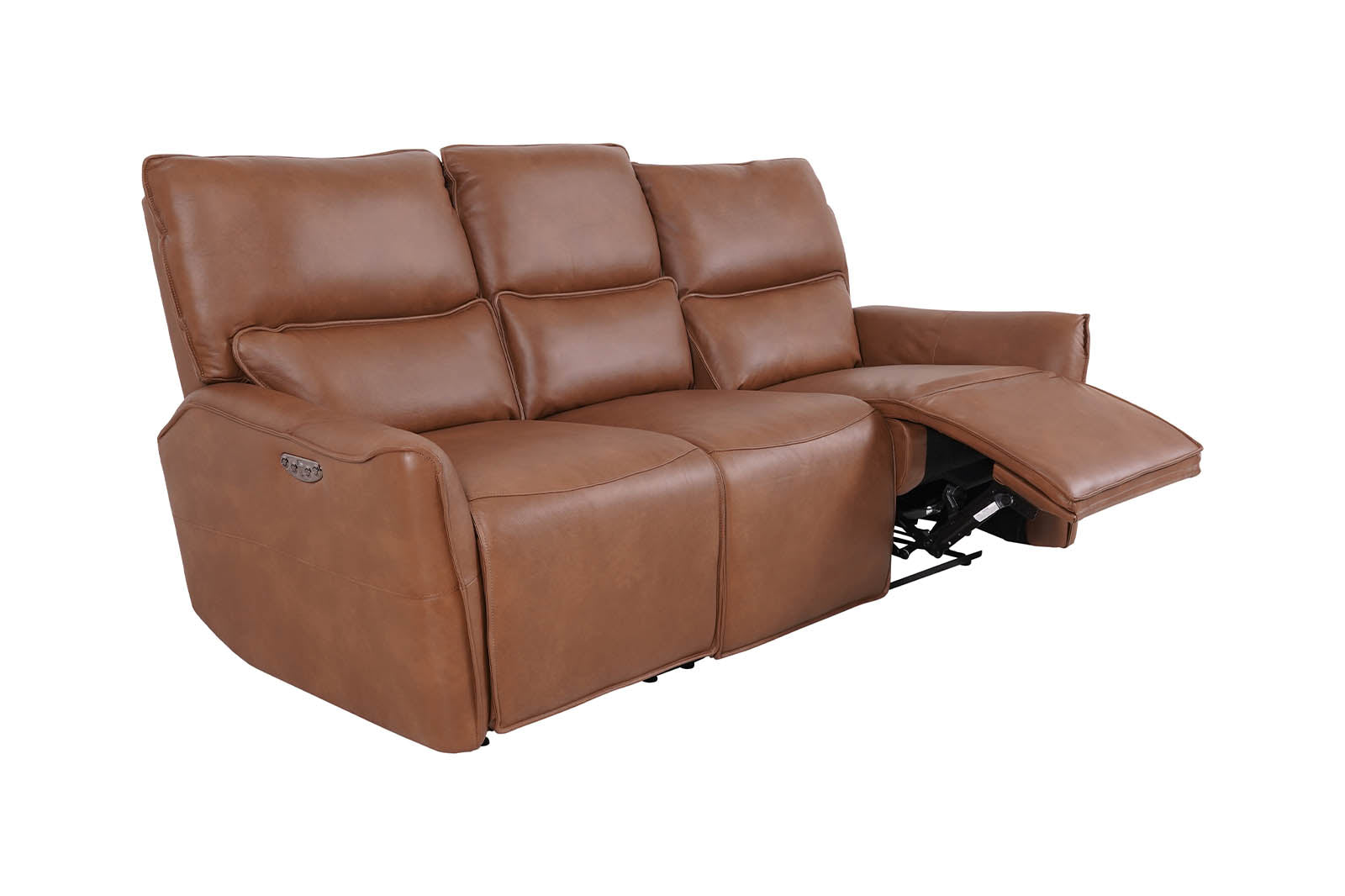 Gracie 3 Seater Smart Sofa Power Recliner - Tan - Dante Furniture
