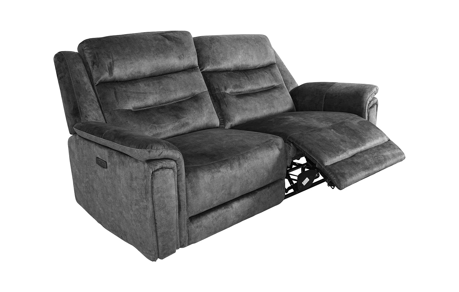 Berlin 3 Seater Power Recliner - Dark Grey - Dante Furniture