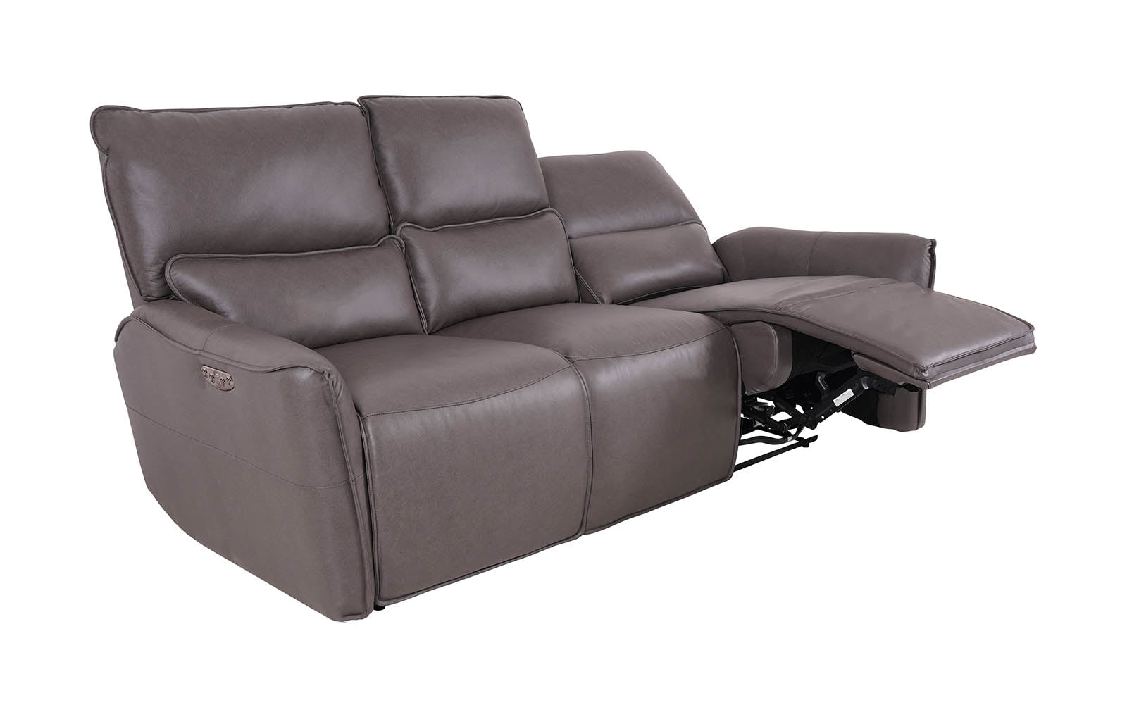 Gracie 3 Seater Smart Sofa Power Recliner - Grey - Dante Furniture