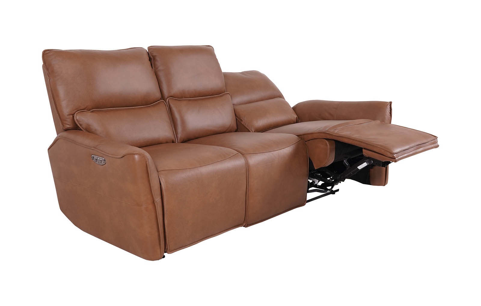 Gracie 3 Seater Smart Sofa Power Recliner - Tan - Dante Furniture