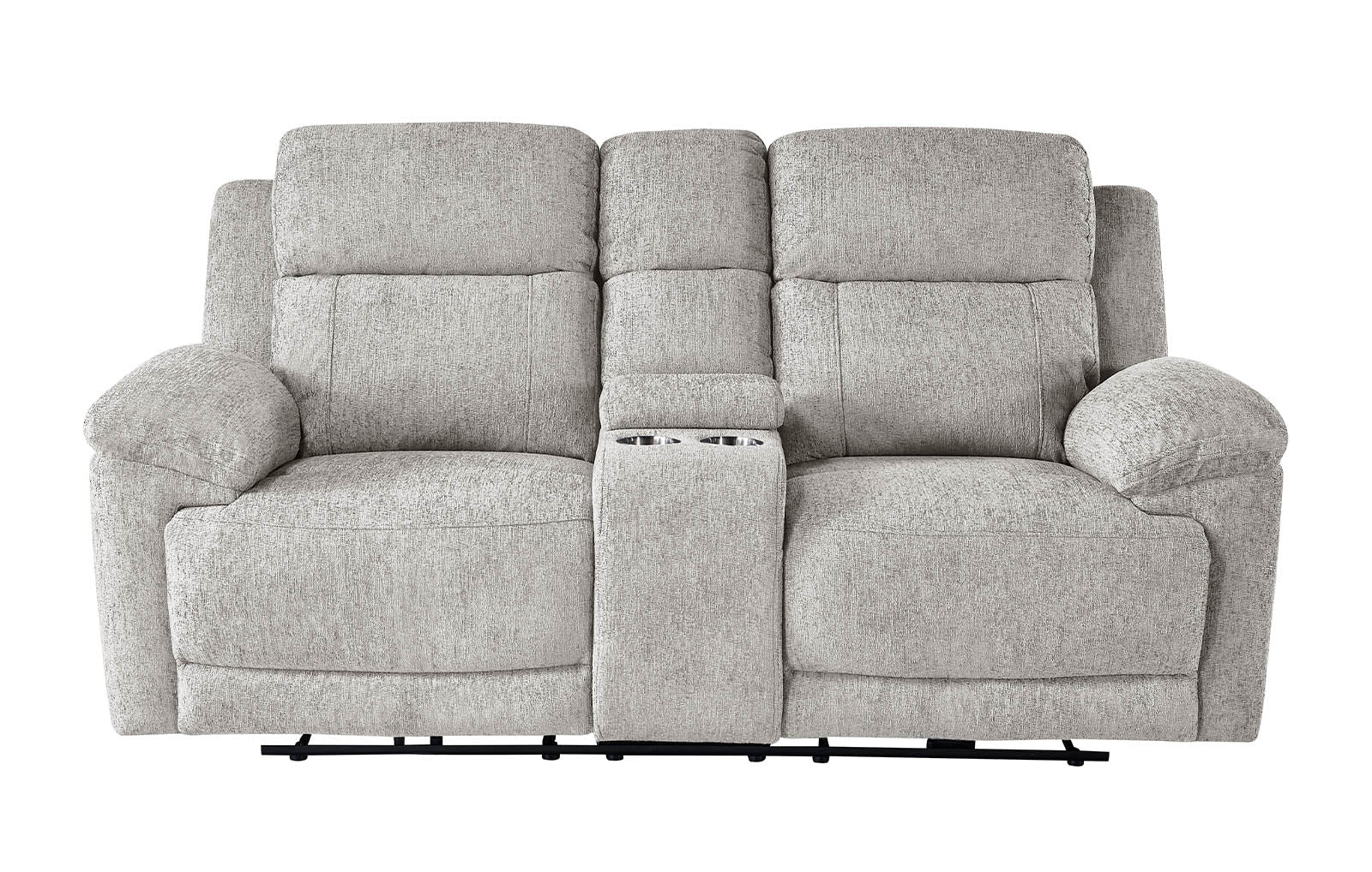 Lyla 2 Seater Power Recliner - Beige - Dante Furniture