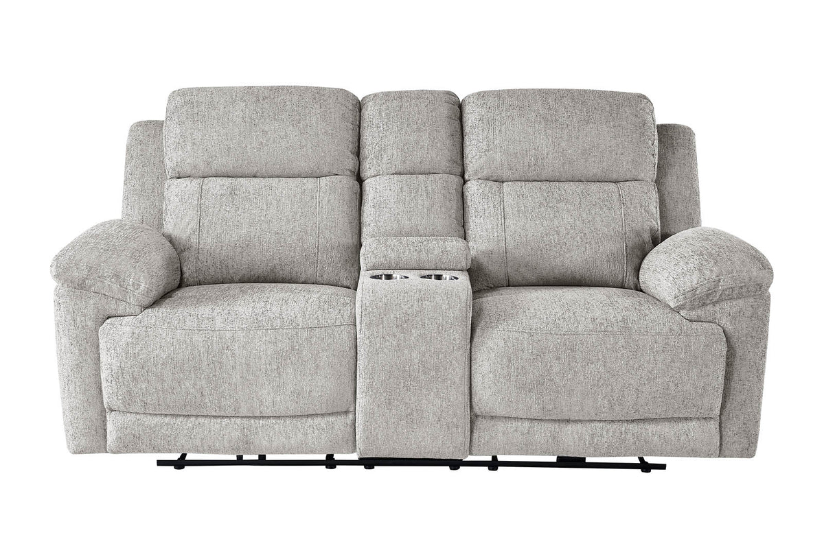 Lyla 2 Seater Power Recliner - Beige - Dante Furniture