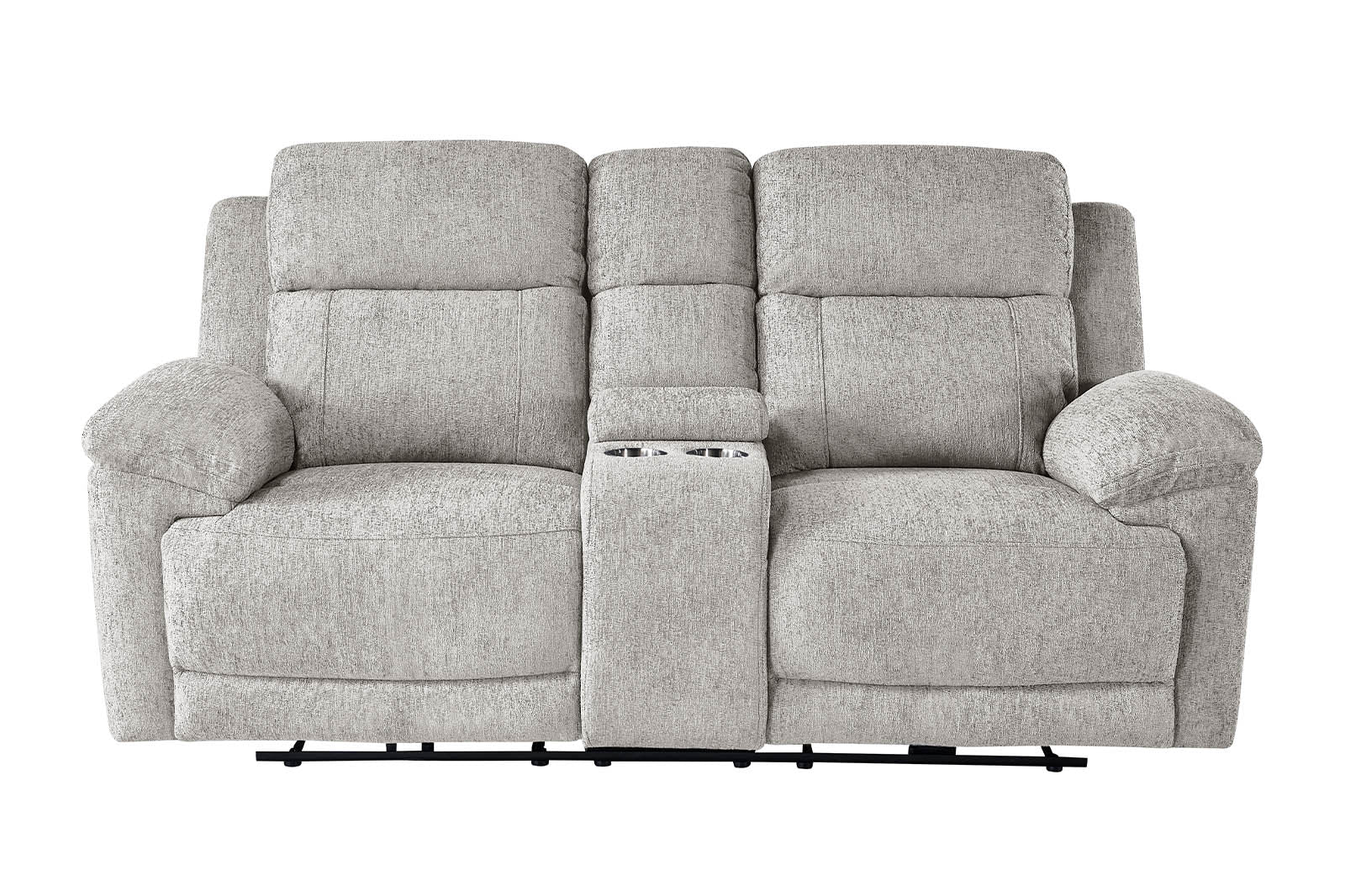 Lyla 2 Seater Power Recliner - Beige - Dante Furniture