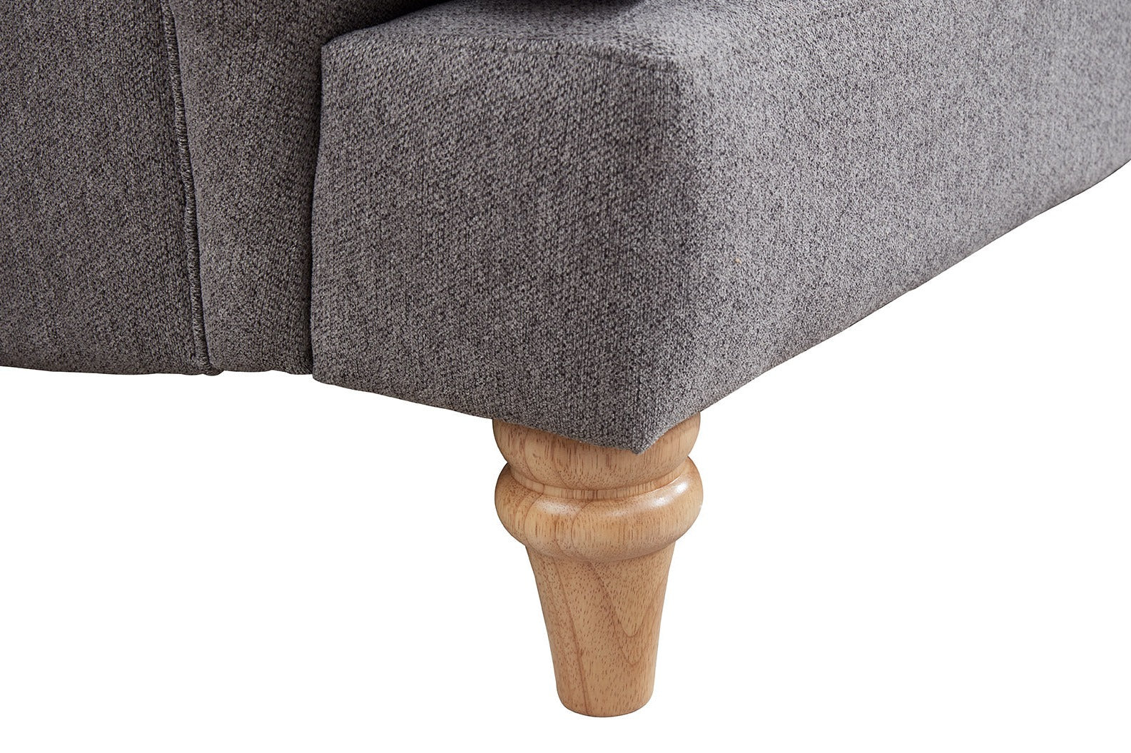 6 Seater Fabric Grey Sofa