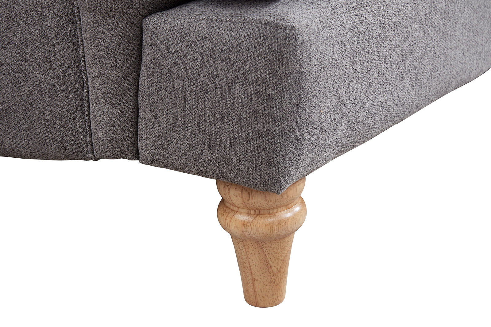 5 Seater Fabric Grey Sofa